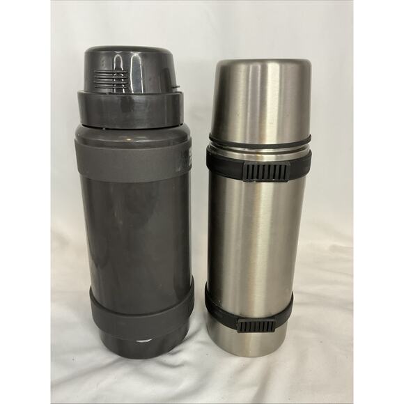 VTG VINTAGE DUNKIN DONUTS THERMOS1 L & VILDMARK STEEL THERMOS 0.5 L - Picture 4 of 7